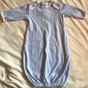 Blue baby gown